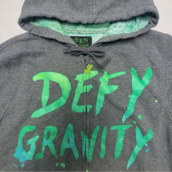 Wicked Musical Hoodie - Defy Gravity - Zipped Hoodie - Size Small - Picture 4 of 8